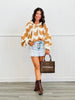 POL Ivory/Caramel Oversized Hoodie Sweater Top (Reg.)