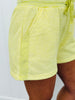 Lemon Contrast Trim Tee & Shorts Set (Reg.)