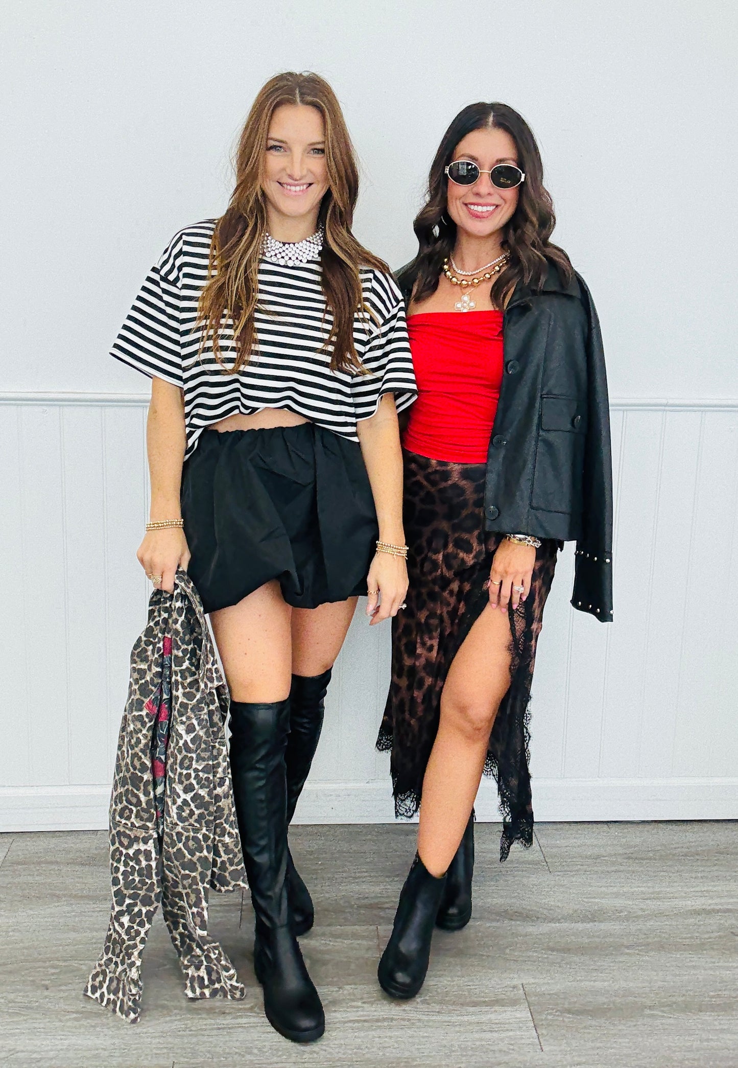 Black Mini Bubble Skirt (Reg.)