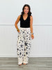 Beige Star Lace Wide Leg Pants (Reg. & Plus)