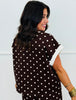 Chocolate Polka Dot Top & Shorts Set (Reg.)