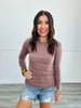 Essential Ribbed Long Sleeve Tee (Reg. and Plus) - 4 Colors