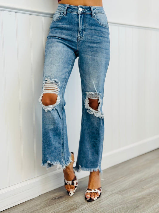 Risen Medium Ready For Anything Crop Jeans  (Reg & Plus)