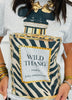 Wild Thang Perfume Bottle Bling Tee (Reg. and Plus)