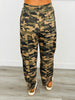 Camouflage Print Utility Barrel Pants (Reg.)