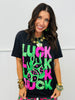 Luck Graphic Tee (Reg. and Plus)