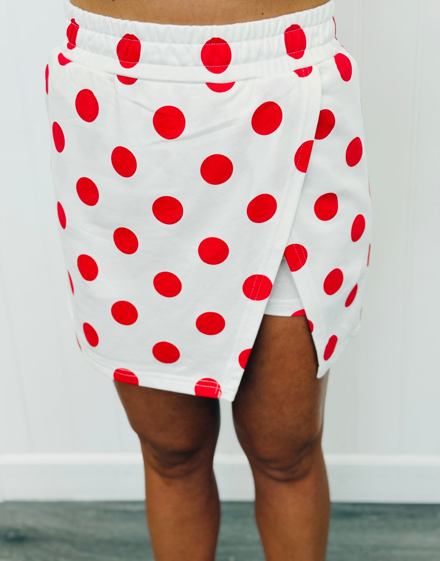 Monroe Polka Dot Sleeveless Top & Skort Set (Reg.) - 4 Colors