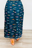 Fish Print Midi Skirt (Reg & Plus) - 2 Colors