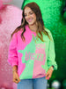 Queen Of Sparkles Licensed Green & Pink Character Profile 'Wicked' Sweatshirt (Reg. and Plus)