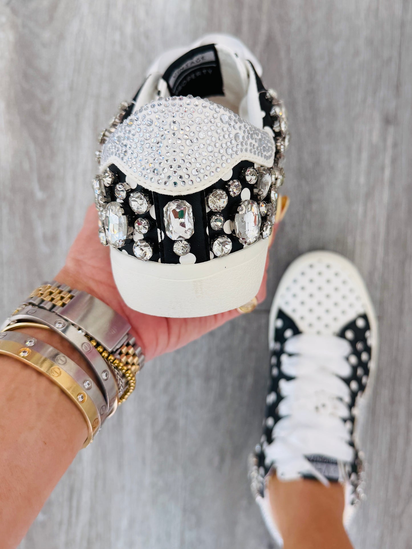 VH x WR The Dottie Crystal Sneakers