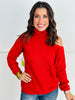 Open Shoulder Turtle Neck Sweater (Reg.) - 2 Colors