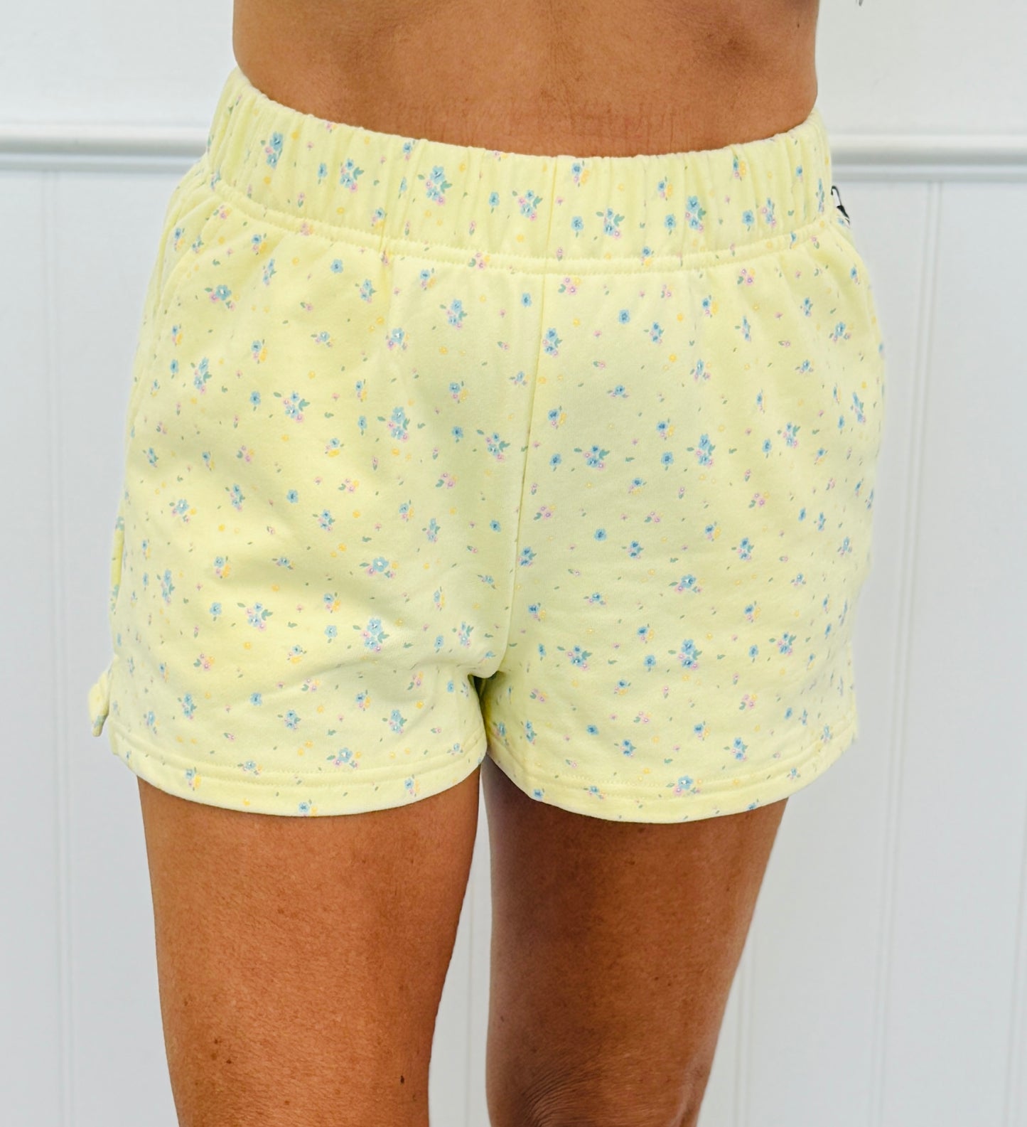 Ditsy Print Sweat Shorts (Reg.) - 2 Colors