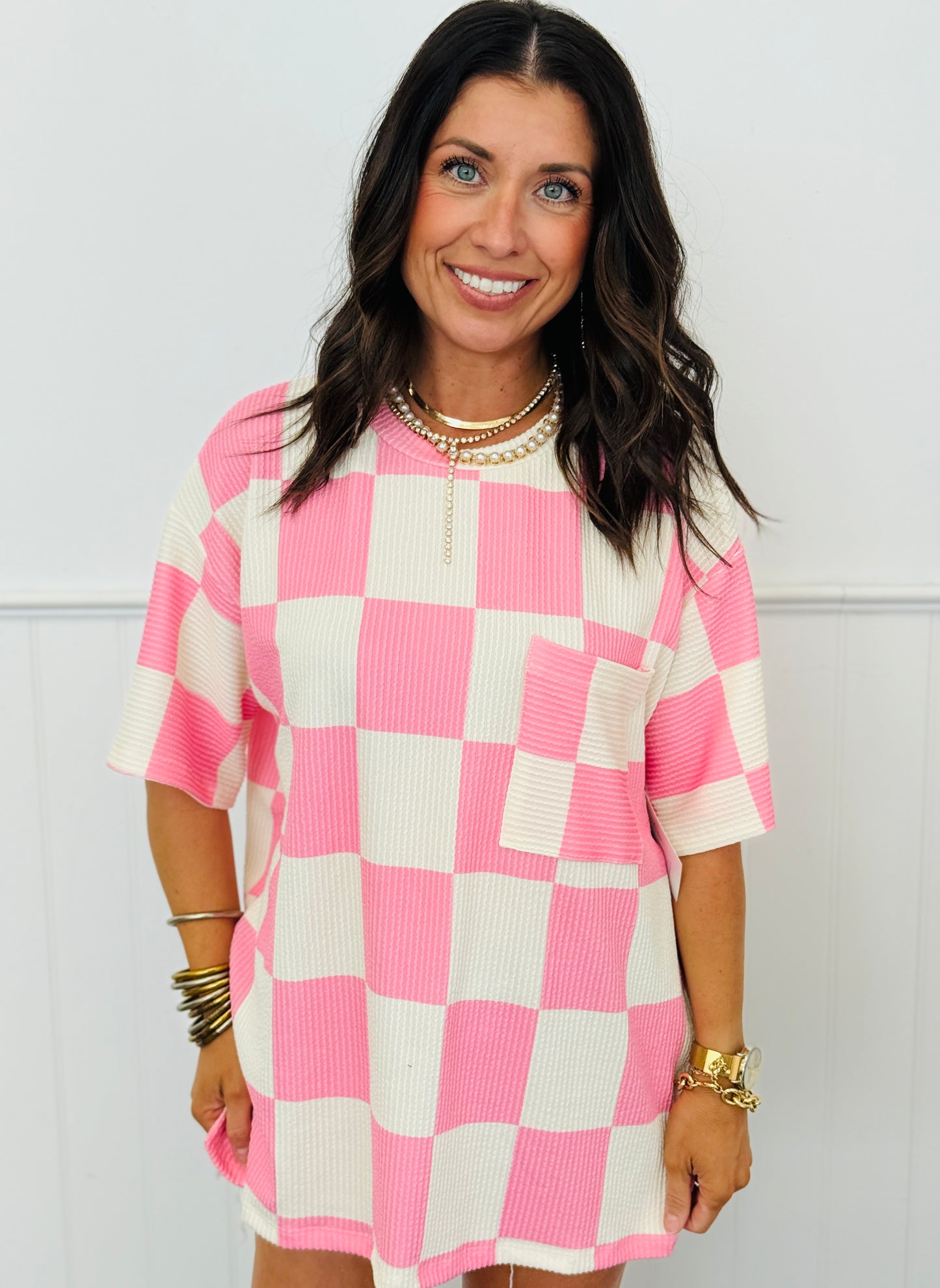 Big Checkerboard Top (Reg.)-8 Colors