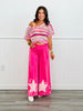 Washed Pink Star Patch Pants (Reg & Plus)