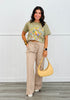 Effortless Yarn Dye Striped Pants (Reg)-2 Colors