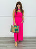 Smocked Bodice Wide Leg Jumpsuit (Reg.) - 3 Colors