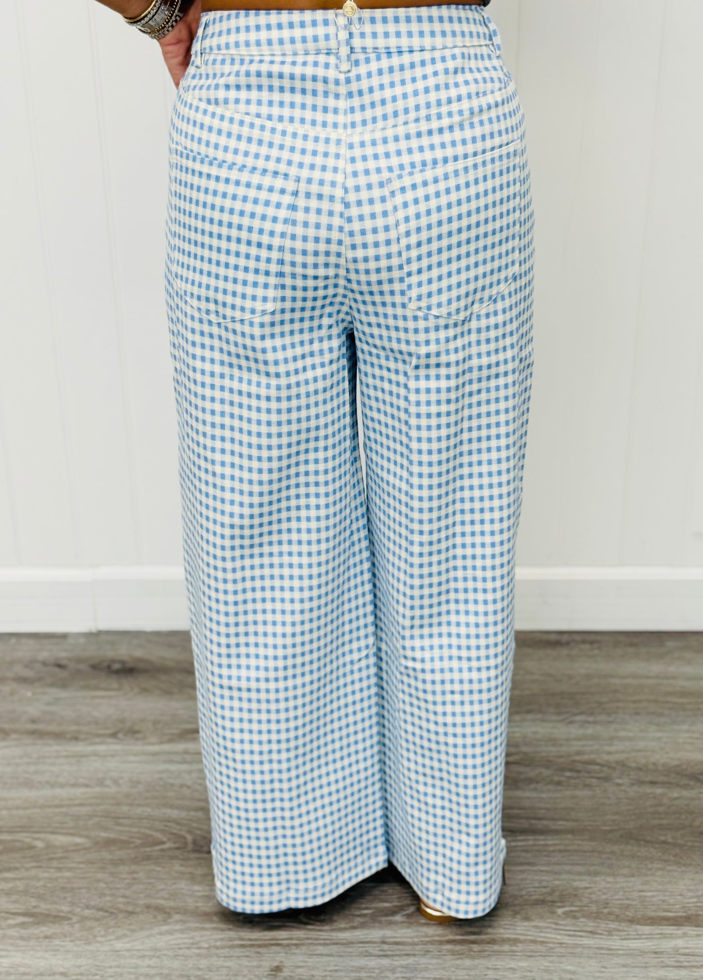 Gingham Straight Leg Pants (Reg.) - 7 Colors