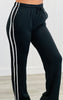 Black Side Stripe Pocket Pants (Reg.) - 2 Colors