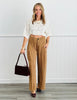 Mocha High Waisted Wide Leg Pants (Reg & Plus)