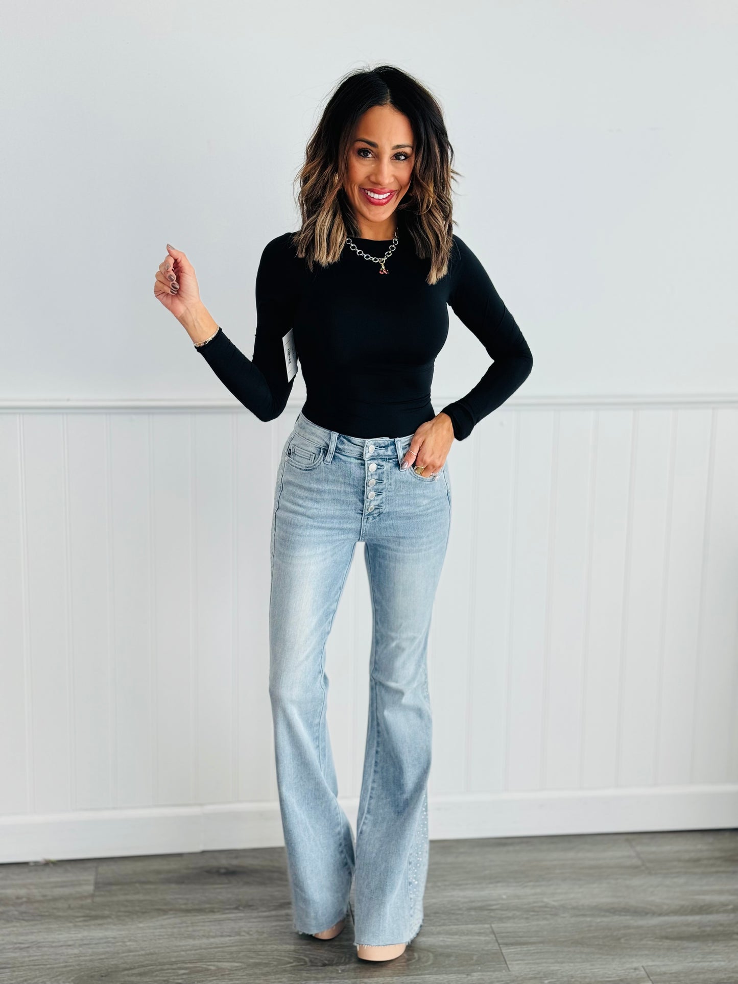 Judy Blue Light Beyond The Shine Rhinestone Jeans (Reg. and Plus)