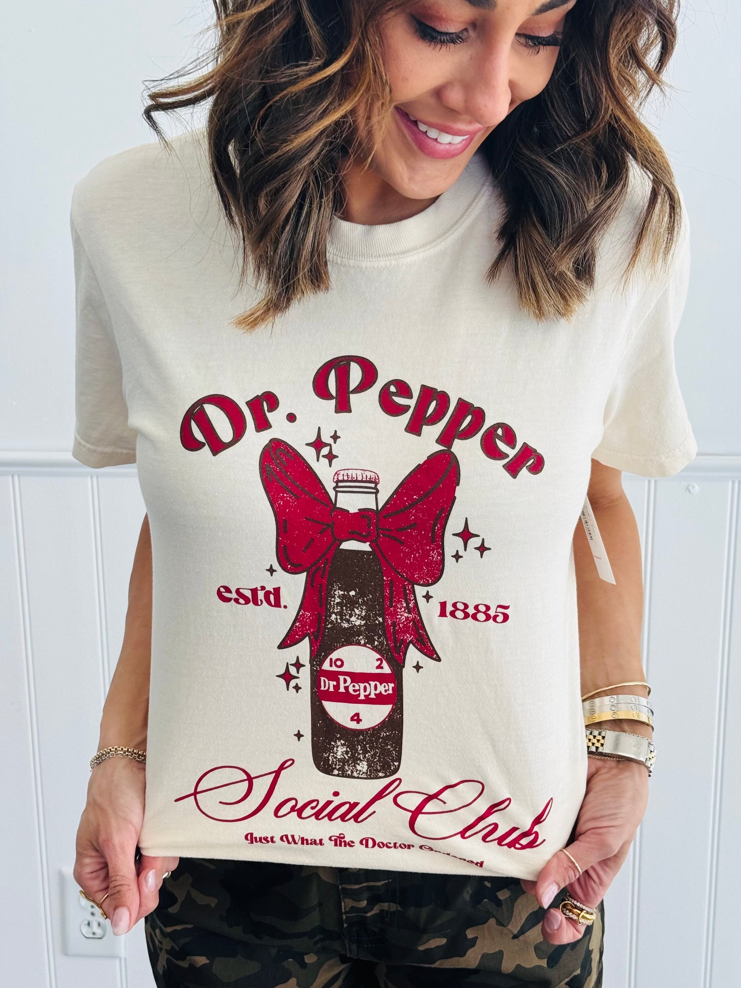 Vintage Dr Pepper Social Club Tee (Reg. and Plus)