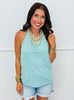 Satin Cowl Neck Blouse (Reg.)-2 Colors