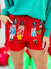 Sequin Nutcracker Shorts (Reg & Plus)