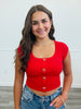 Golden Bows Sweater Knit Top (Reg.)-3 Colors