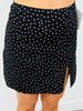 Black/White Polka Dot Mini Skirt (Reg.)