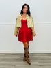 Red Sculpt Me Corset Mini Dress (Reg.)