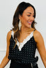 Polka Dots Satin Cami Top (Reg & Plus) - 2 Colors