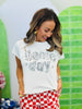Lace Game Day Graphic Shirt (Reg. and Plus)