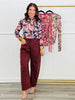 Semi Sheer Floral Print Mesh Top (Reg.) - 3 Colors