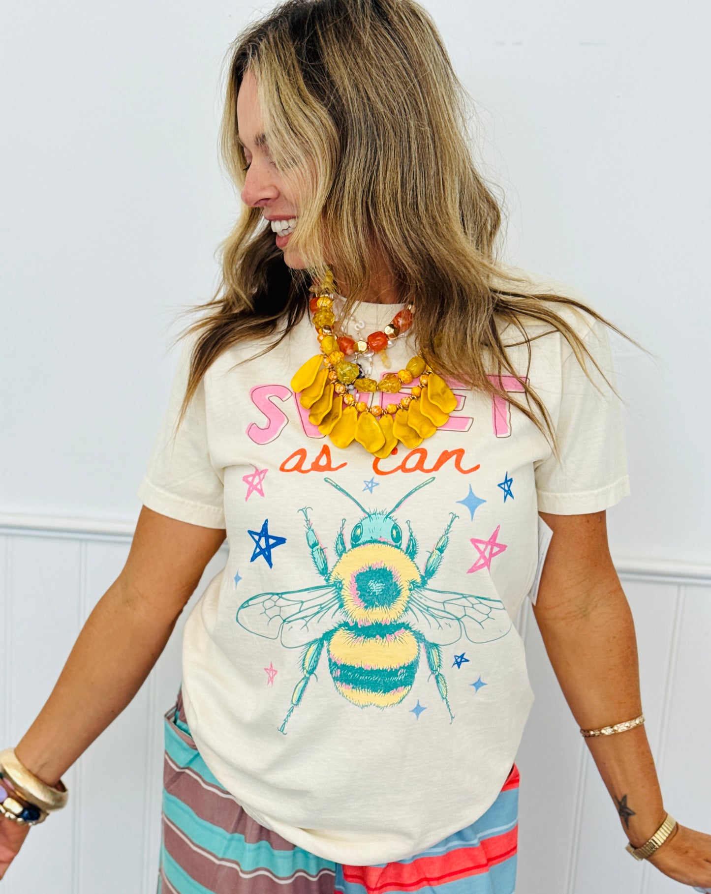 Sweet As Can Bee Graphic Tee (Reg. and Plus)