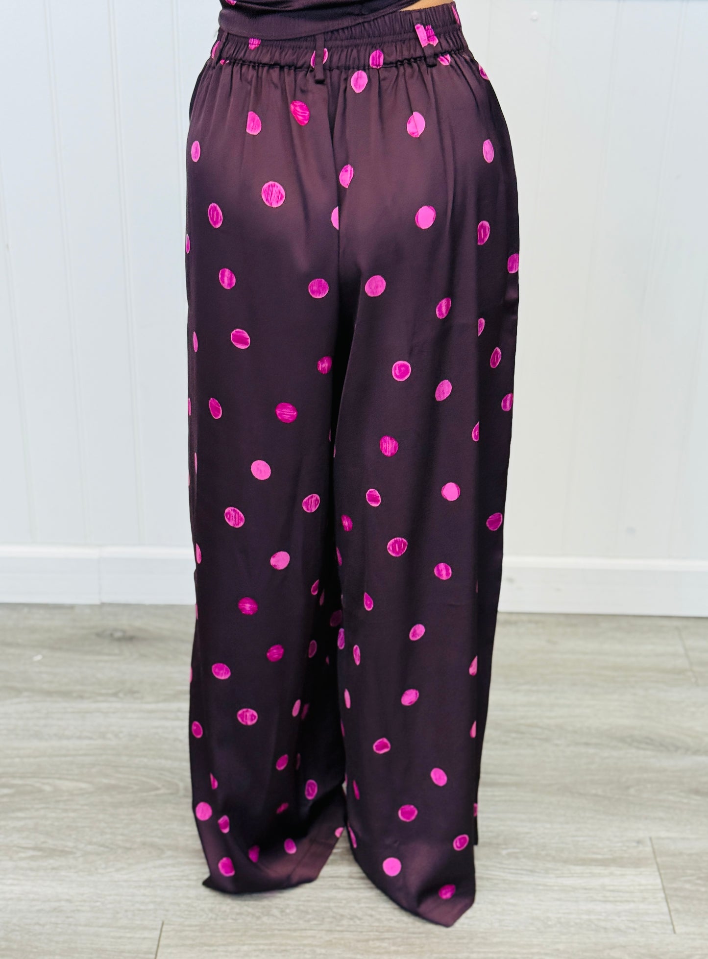 High Waist Polka Dot Pants (Reg.) - 4 Colors