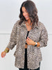 Leopard Print Long Sleeve Shirt (Reg & Plus)-2 Colors