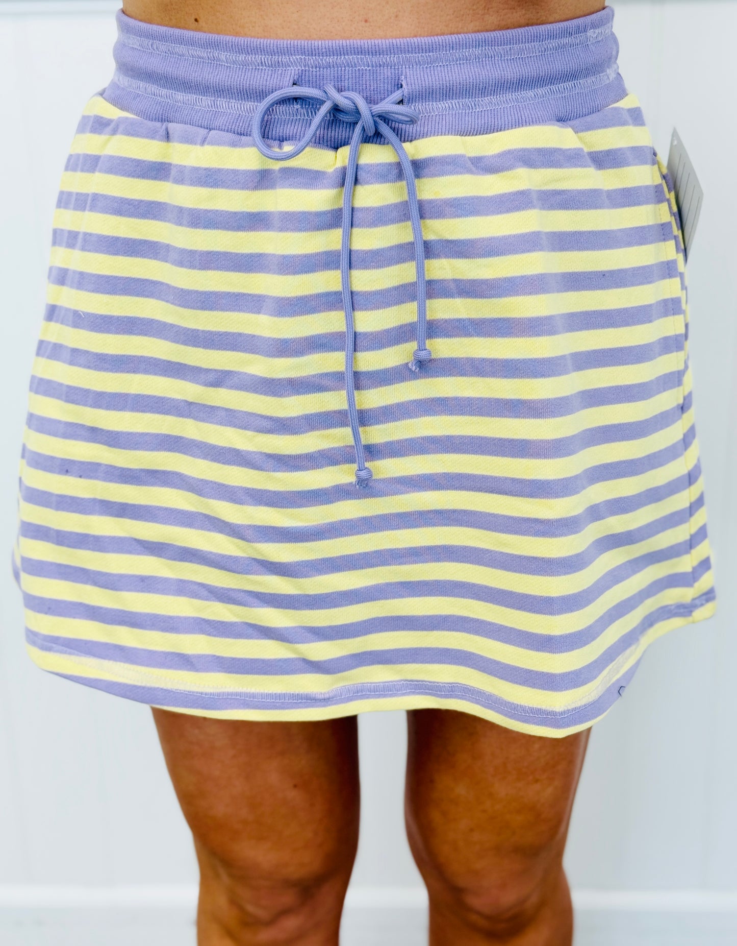 Lavender/Yellow Striped Skort (Reg.)