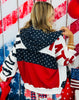 USA Patchwork Hoodie Jacket (Reg.)