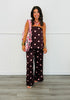 Burgundy Polka Dot Strapless Blouse (Reg.)