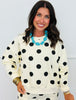 Polka Dot Sweatshirt (Reg.)-3 Colors