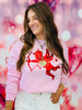 Metallic Red Cupid Sweatshirt (Reg. and Plus)