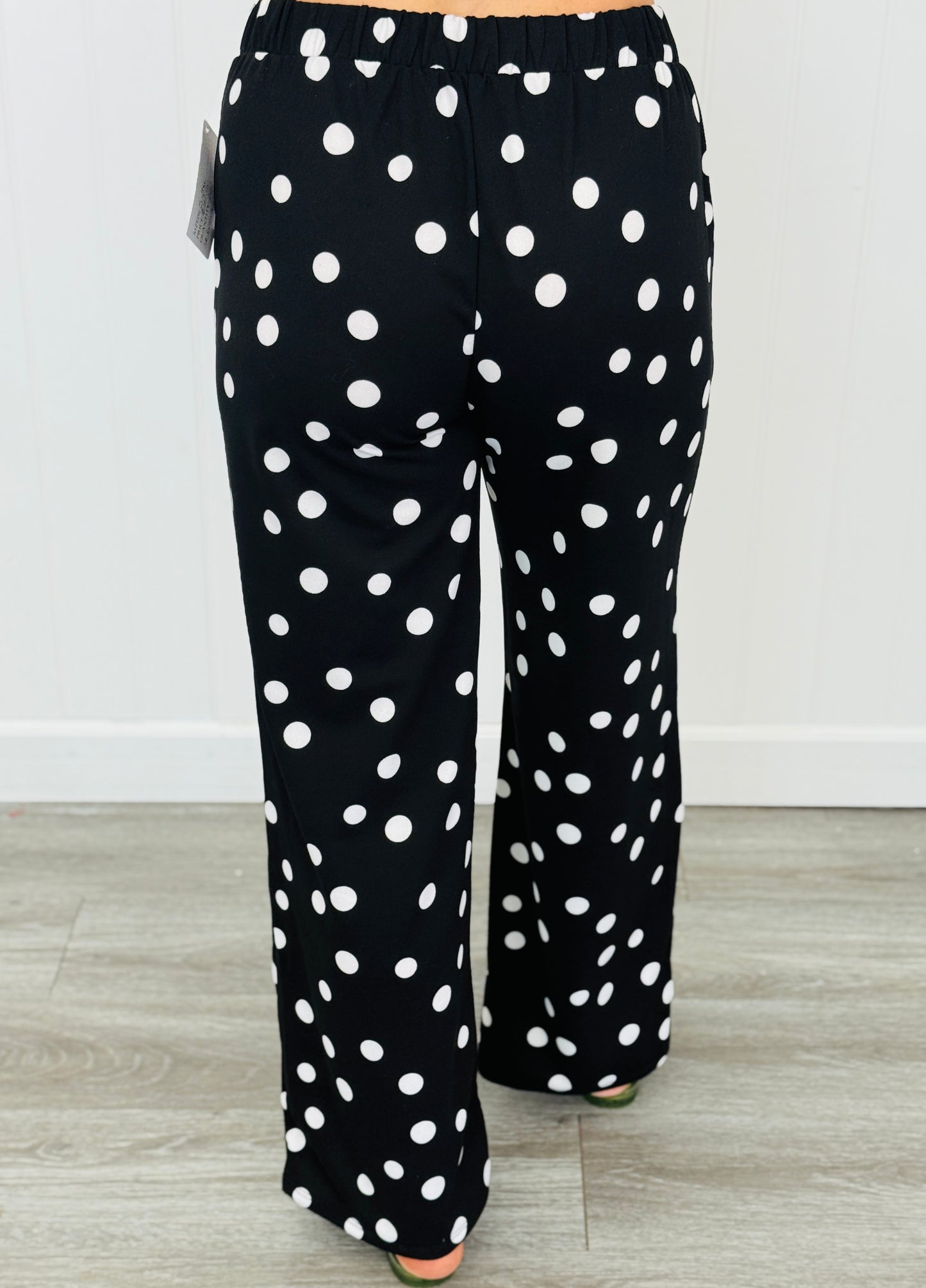 High Waist Polka Dot Pants (Reg & Plus)-6 Colors