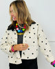 Cream/Black Polka Dot Barn Jacket (Reg.)