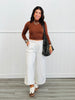 Mineral Washed White Denim Pants (Reg.)