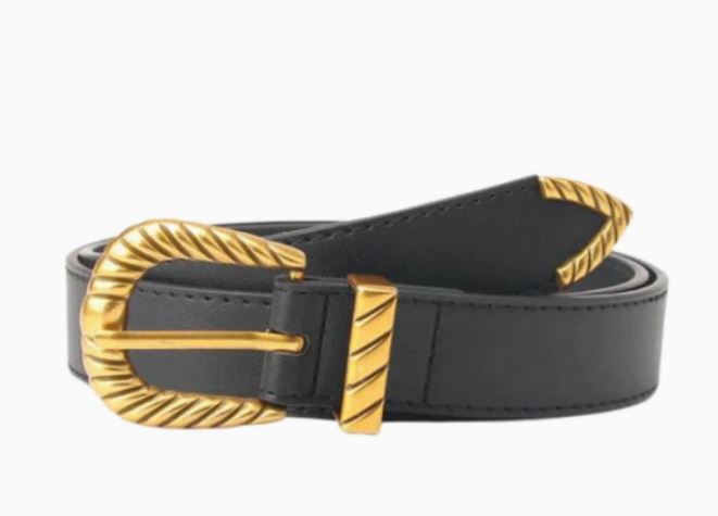 Rippled Buckle Belt-2 Colors