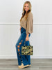 Denim Bow Detailed Side Seam Pants (Reg & Plus)