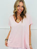 Mineral Washed Oversized Tee Top (Reg.) - 4 Colors
