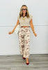 Taupe Button Down Sweater Top (Reg.)