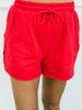 Ruby Red Half Zip LS Tee & Short Set (Reg.)