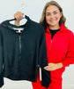 Scuba Modal Striped Zip Up Jacket (Reg.)-2 Colors